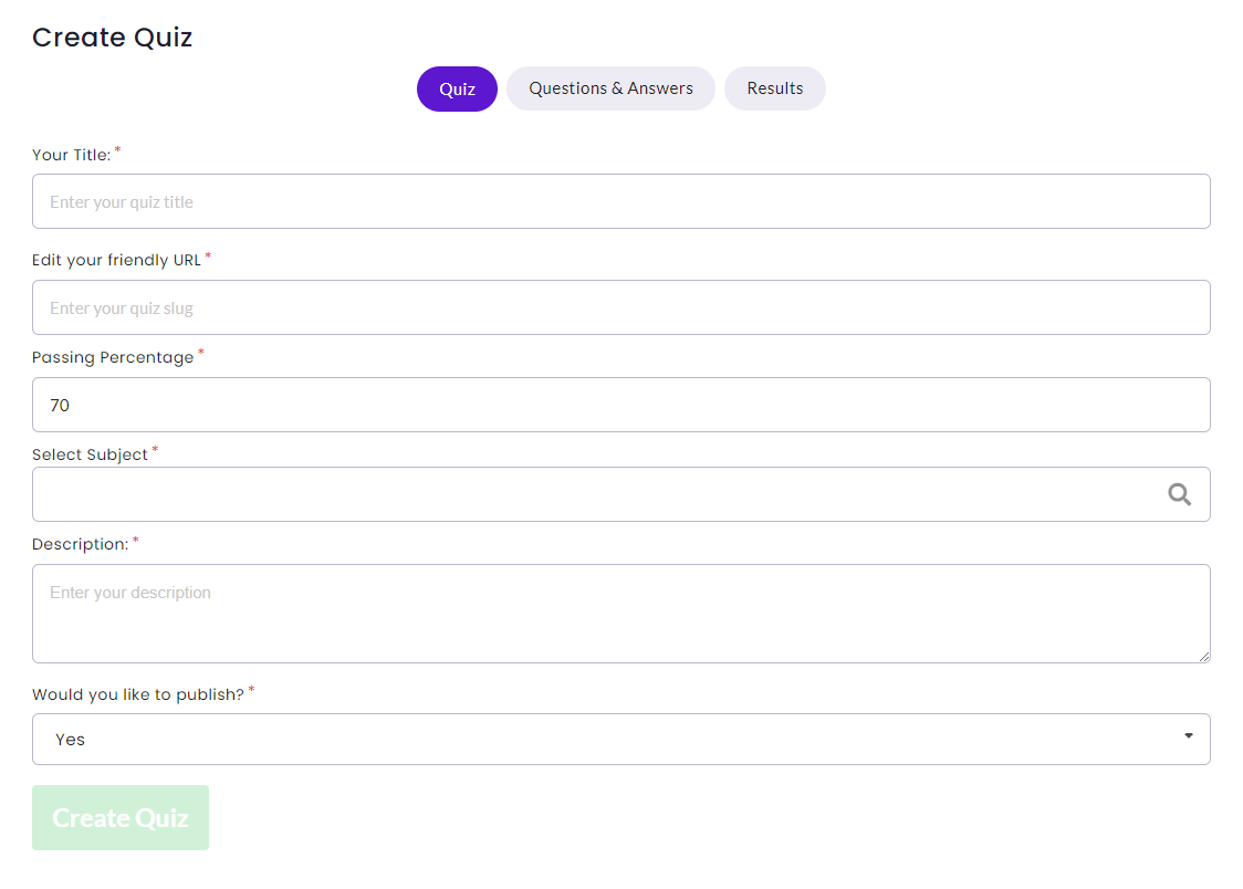 create-quiz